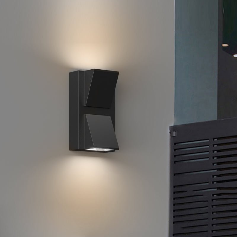 Modern Rectangular Up and Down LED Wall Light Fixture - Creative Design