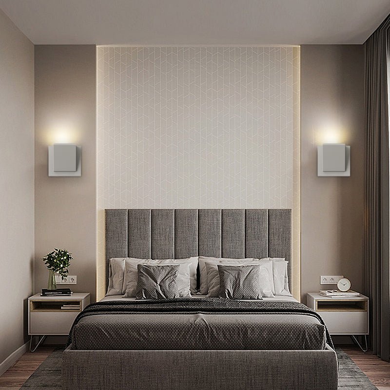 Modern Rectangular Up and Down LED Wall Light Fixture - Creative Design