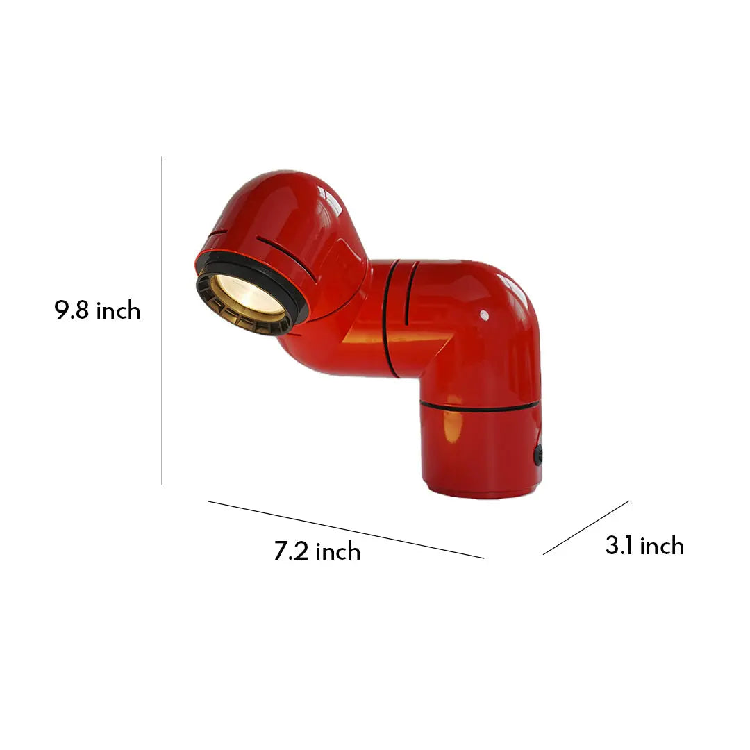 Modern Rotating Pipe Table Lamps: Creative Statement Lighting Luxe