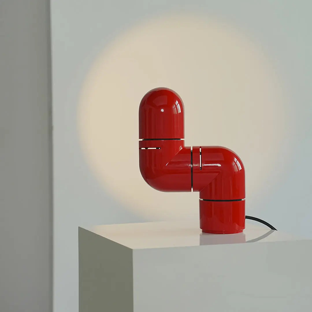 Modern Rotating Pipe Table Lamps: Creative Statement Lighting Luxe