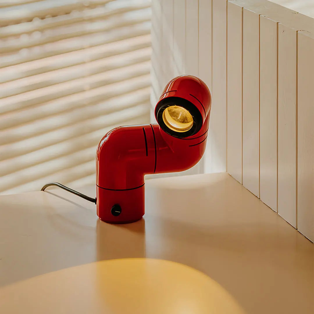Modern Rotating Pipe Table Lamps: Creative Statement Lighting Luxe