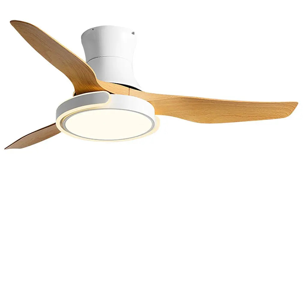 Integrated Ceiling Fan Light with Remote Control and Variable Frequency Dimming, Featuring Forward and Reverse Modes Luxe