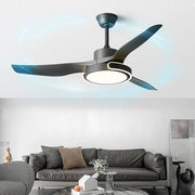 Integrated Ceiling Fan Light with Remote Control and Variable Frequency Dimming, Featuring Forward and Reverse Modes Luxe