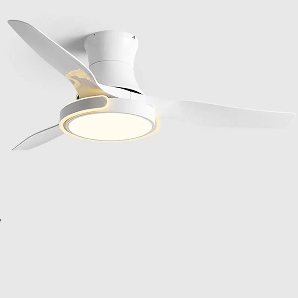 Integrated Ceiling Fan Light with Remote Control and Variable Frequency Dimming, Featuring Forward and Reverse Modes Luxe