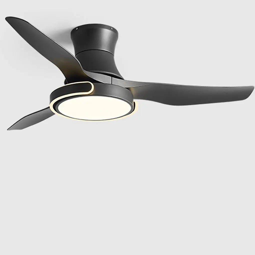 Integrated Ceiling Fan Light with Remote Control and Variable Frequency Dimming, Featuring Forward and Reverse Modes Luxe