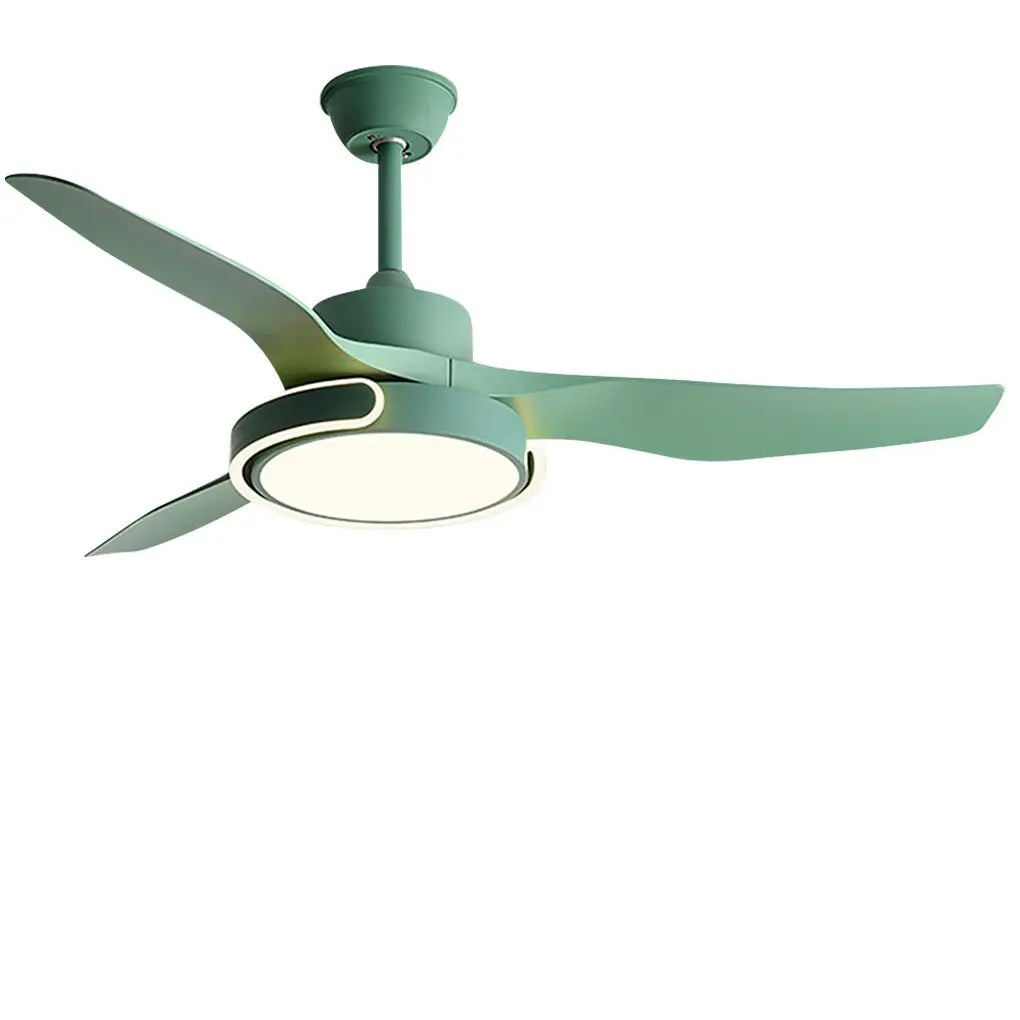 Integrated Ceiling Fan Light with Remote Control and Variable Frequency Dimming, Featuring Forward and Reverse Modes Luxe