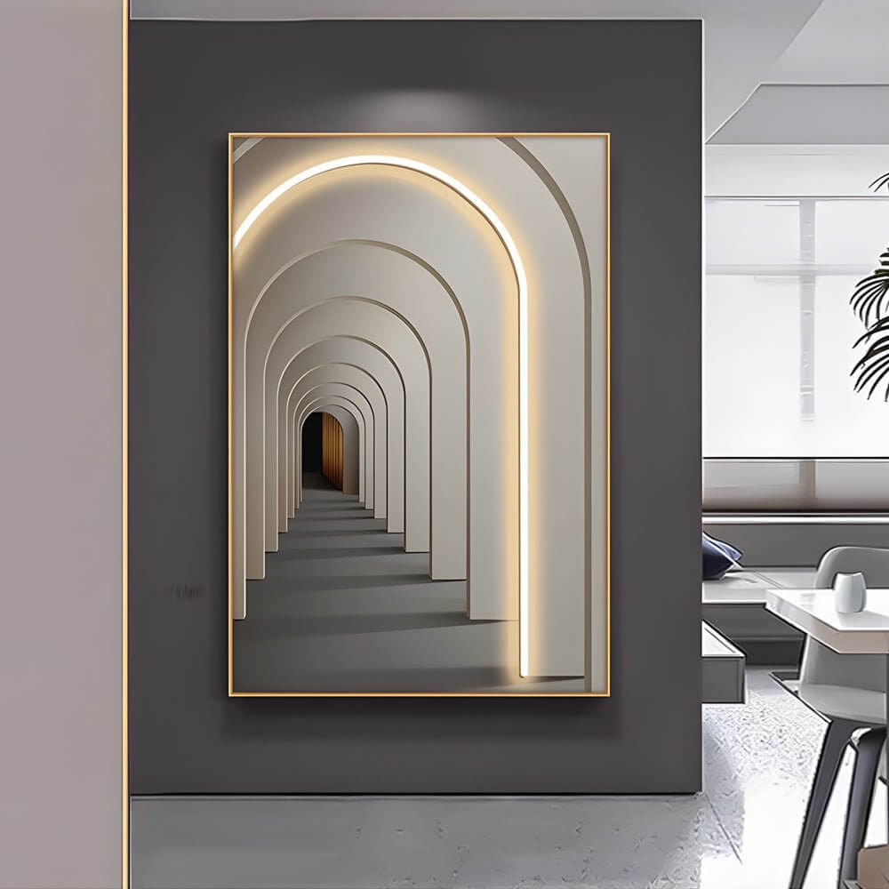 remote controlled decorative led canvas wall art