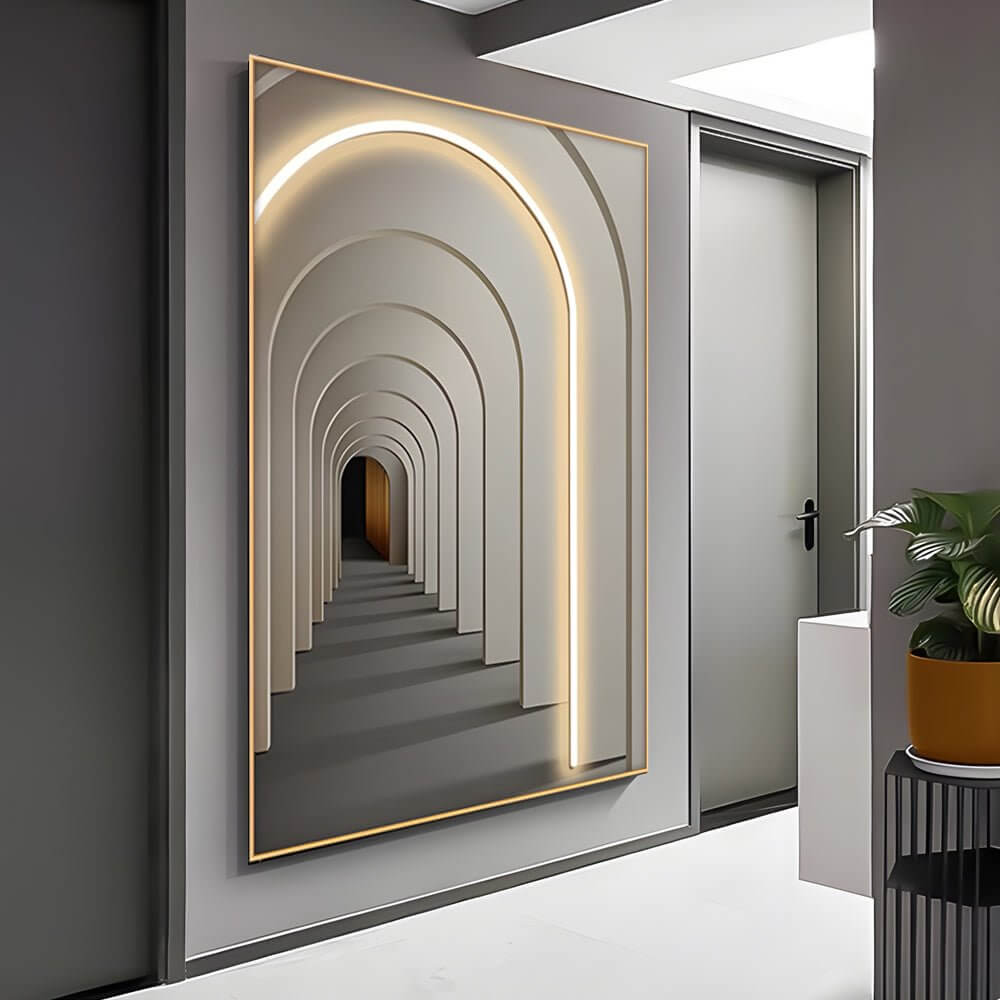 remote controlled decorative led canvas wall art