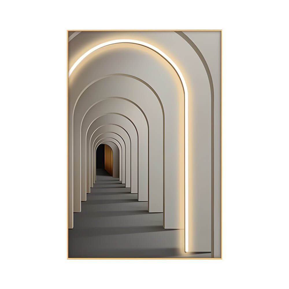 remote controlled decorative led canvas wall art