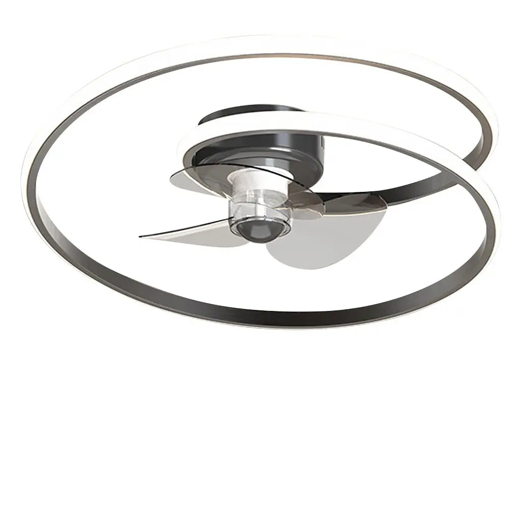 Remote-Controlled Inverter LED Ceiling Fan Light with Stepless Dimming for Living Room and Bedroom Luxe