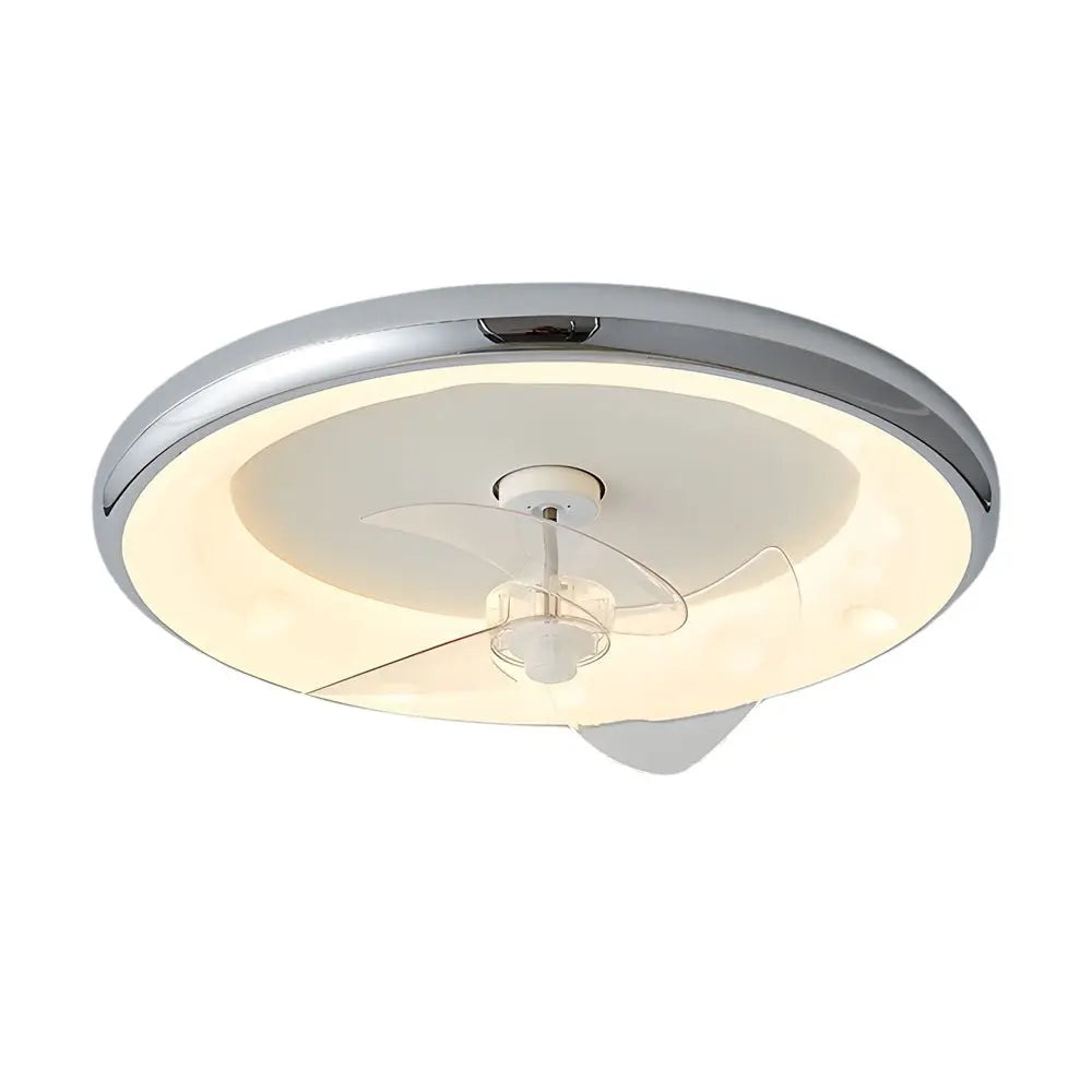 Modern 4-Speed LED Ceiling Fan Lamp with Remote Control and 3 Blades Luxe