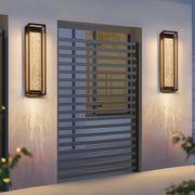 Minimalist Linear Outdoor Wall Sconce — Stainless Steel, Coffee Finish, Integrated LED, IP44, 3 Sizes