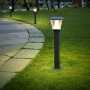 Modern Minimalist 6.5" Outdoor LED Bollard Light — Die-Cast Aluminum, 8W OSRAM, 3000K, IP65, 3 Heights