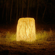 Tree Stump Landscape Light — Resin, LED 3W, IP65 Weatherproof, Wood-Tone Finish