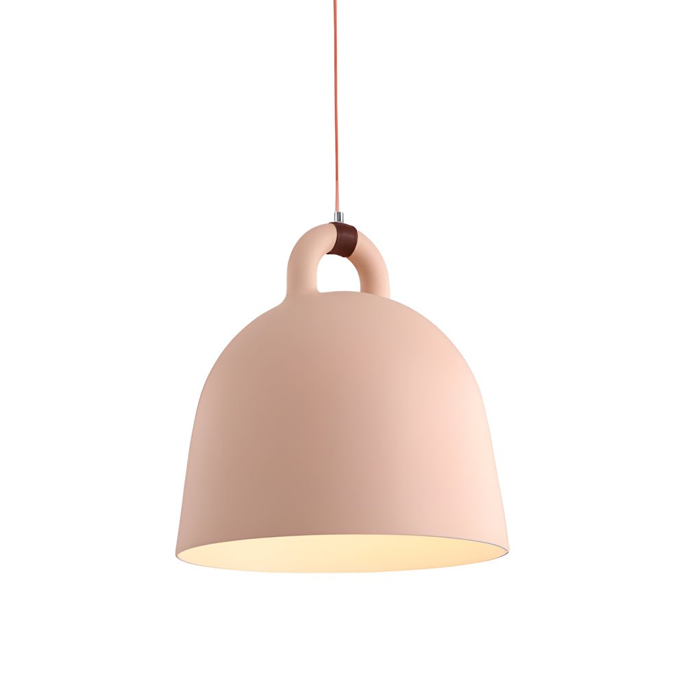 Minimalist Semicircle Bell Pendant — Resin, E27, Multiple Sizes and Colors