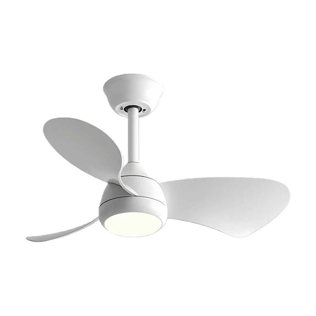 Nordic-Inspired Retro Ceiling Fan with Light - Inverter Metal Lamp Body Luxe