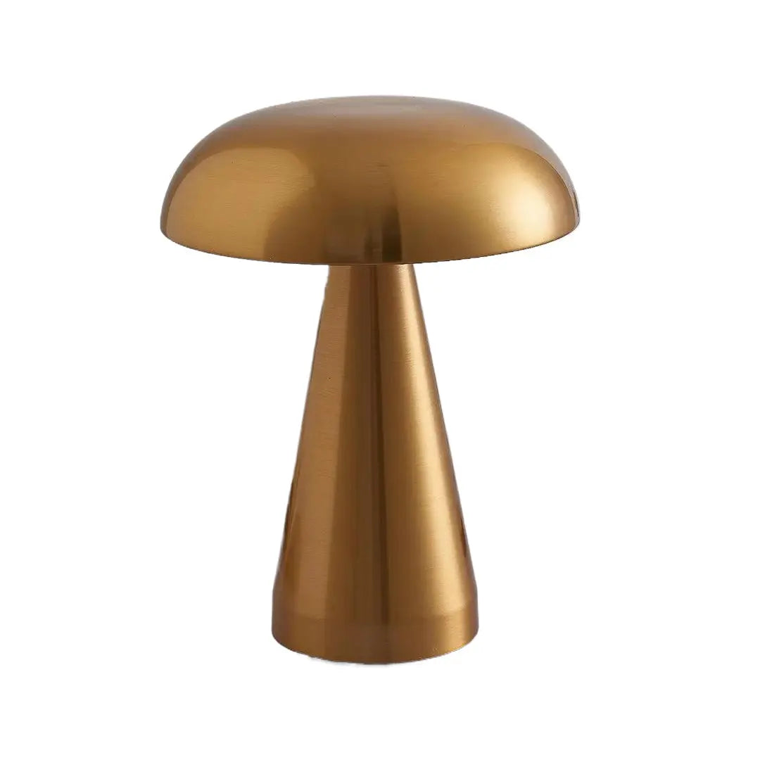 Creative Dimmable Retro Metal Mushroom Table Lamp - Iron Design Luxe
