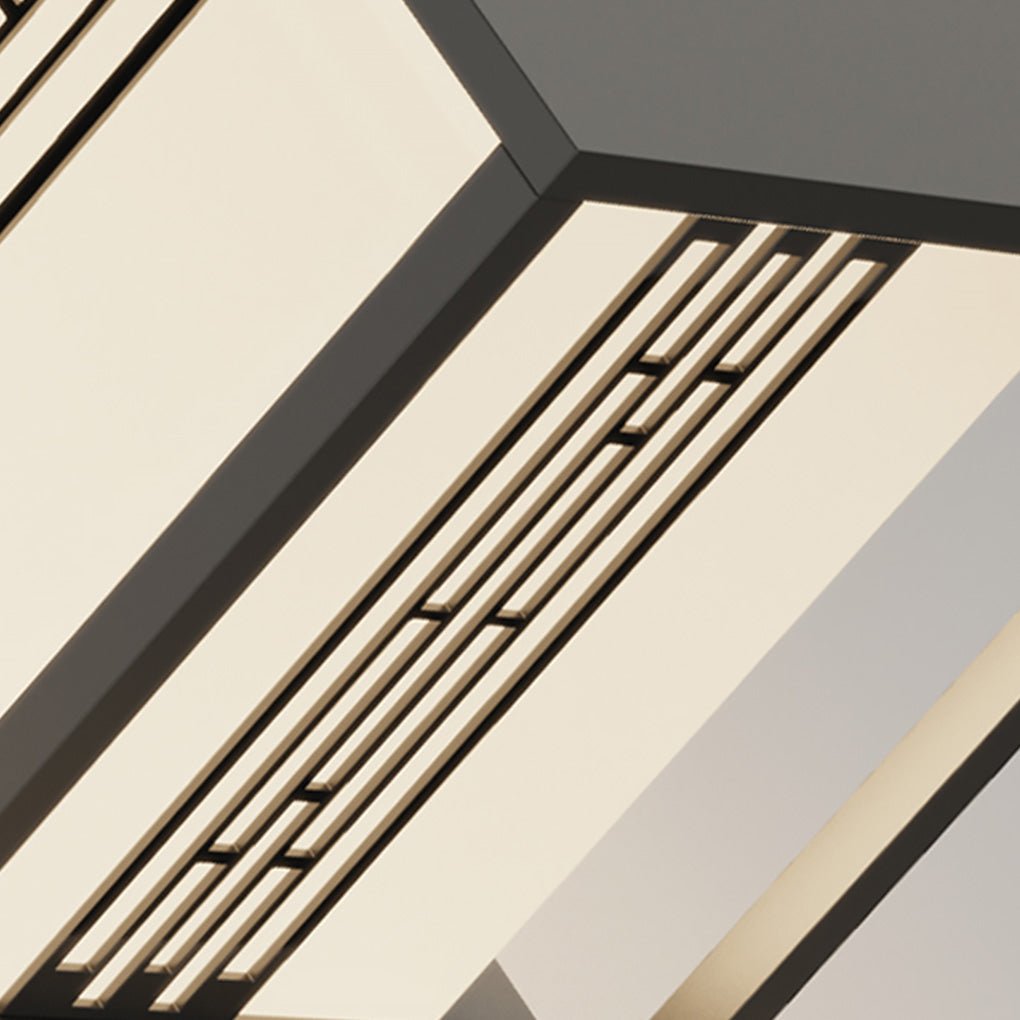 Retro Lined Outdoor Bollard Light — Stainless Steel and Imitation Marble, E27, IP54, 3000K Warm White