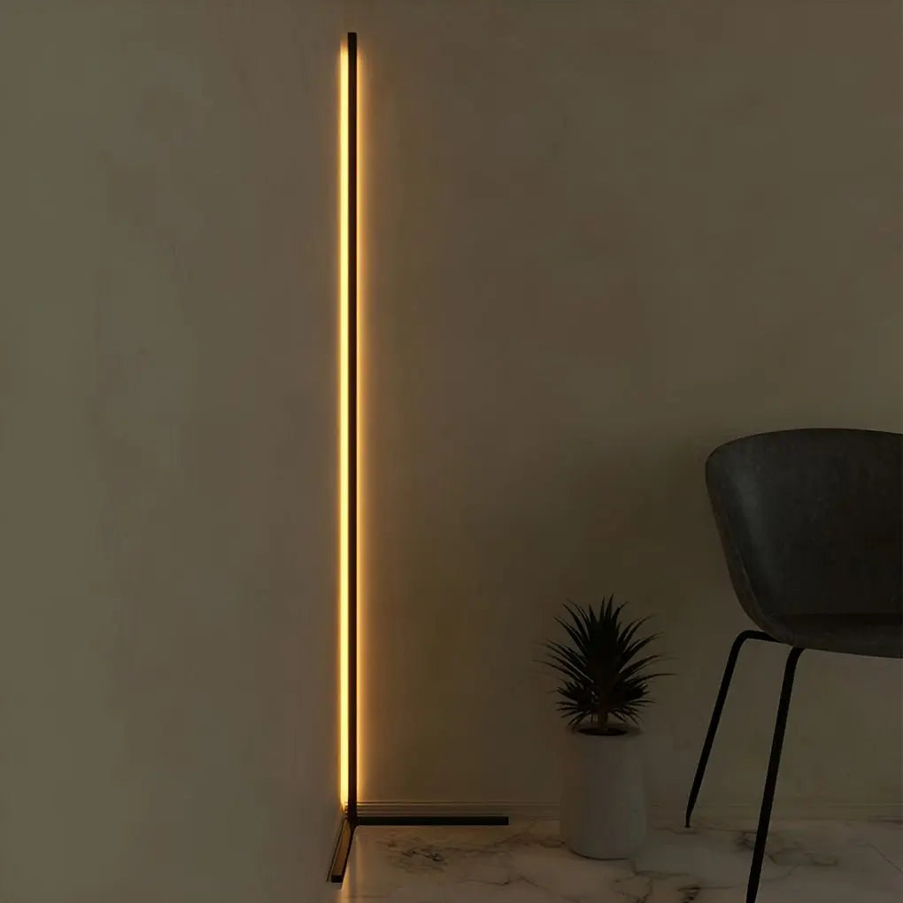 RGB Dimmable LED Corner Floor Lamp with Remote Control Luxe