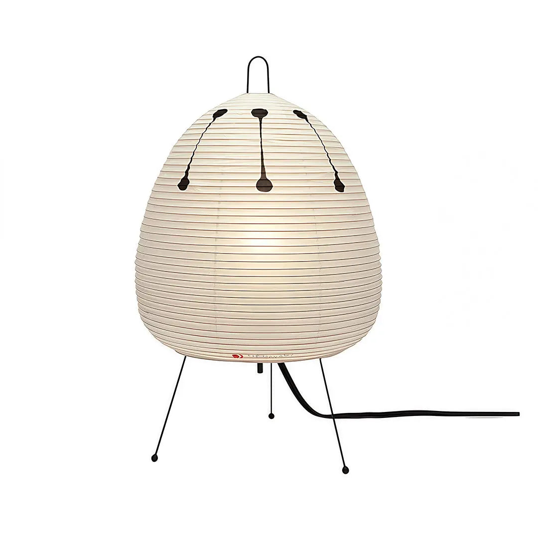 Minimalist Wabi-Sabi Design Rice Paper Table Lamps Luxe