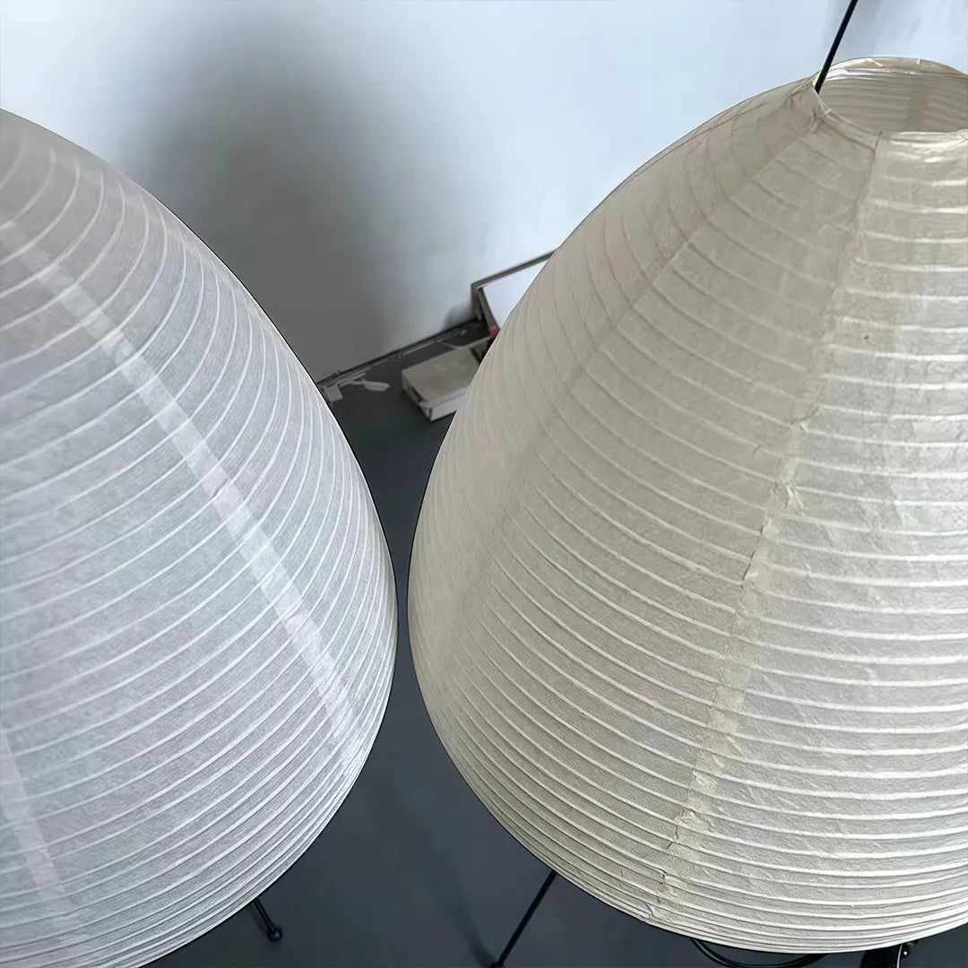 Minimalist Wabi-Sabi Design Rice Paper Table Lamps Luxe