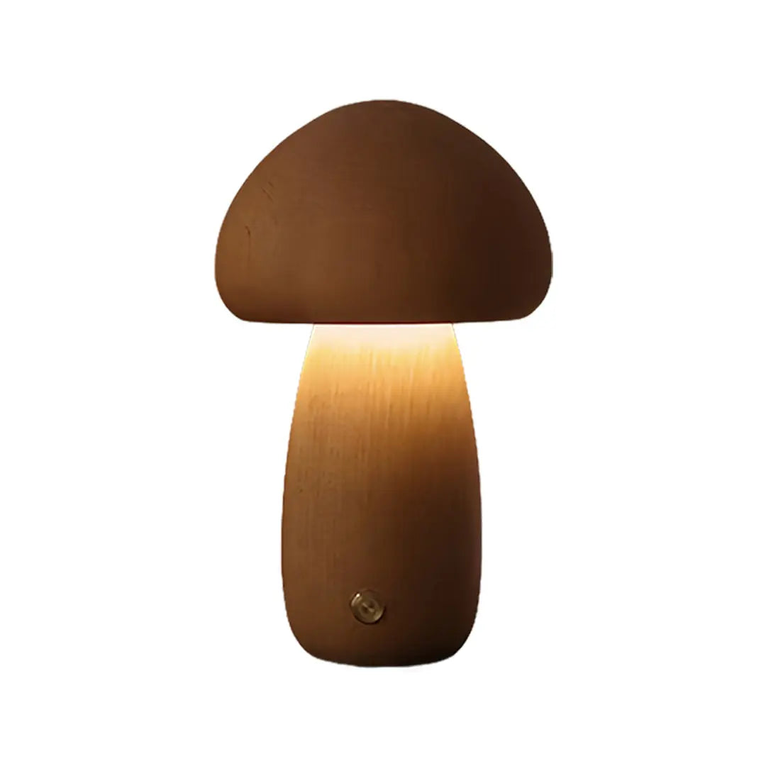 Simple LED Decorative Table Lamp - Mushroom Design for Nighttime Use Luxe