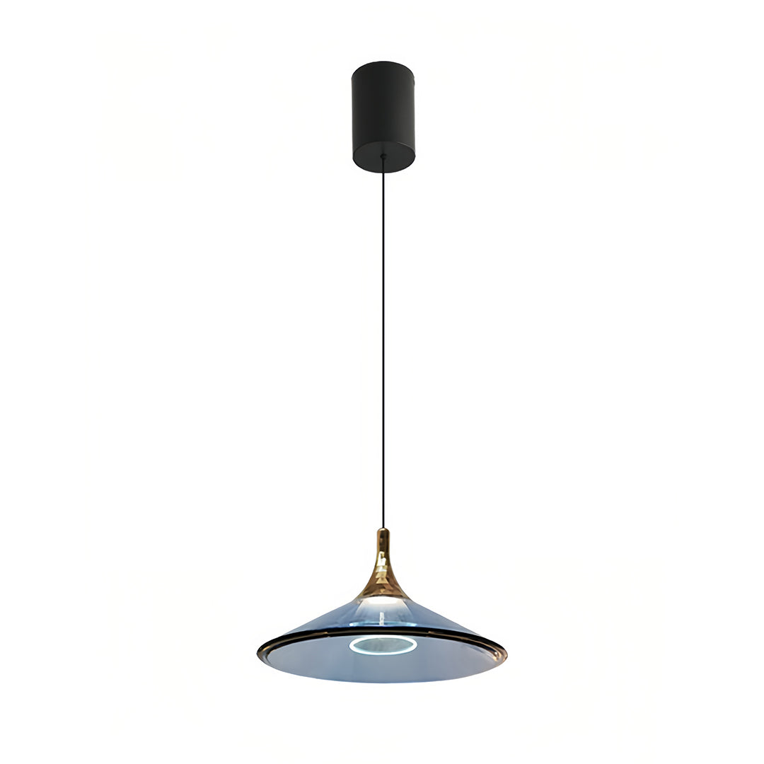 Rise-and-Fall Mini Pendant — Aluminum and Acrylic, 5W LED, 1.8m Adjustable Cord, Morandi Color Options