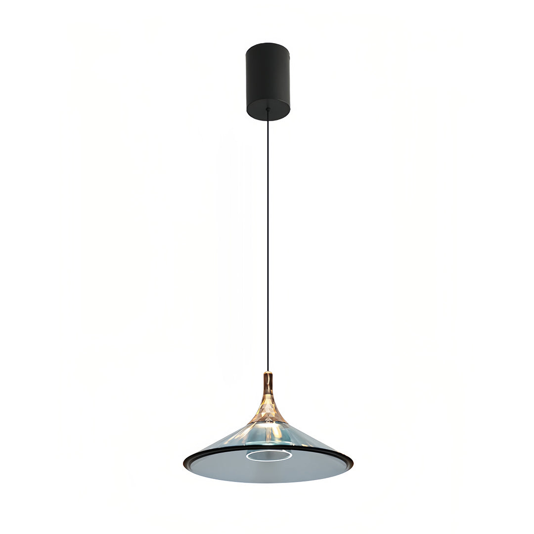 Rise-and-Fall Mini Pendant — Aluminum and Acrylic, 5W LED, 1.8m Adjustable Cord, Morandi Color Options