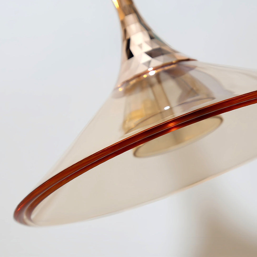 Rise-and-Fall Mini Pendant — Aluminum and Acrylic, 5W LED, 1.8m Adjustable Cord, Morandi Color Options