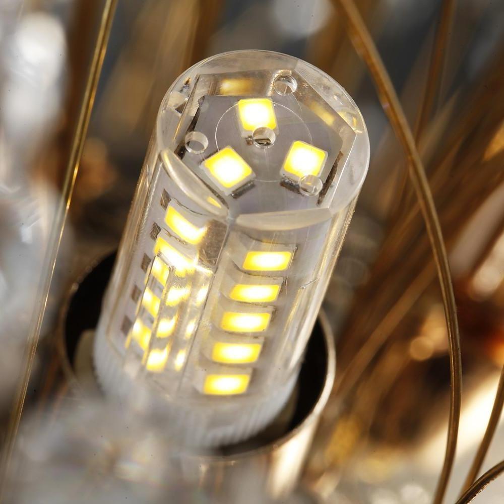 Antique Round Crystal Metal LED Chandeliers for Kitchen Pendant Lighting