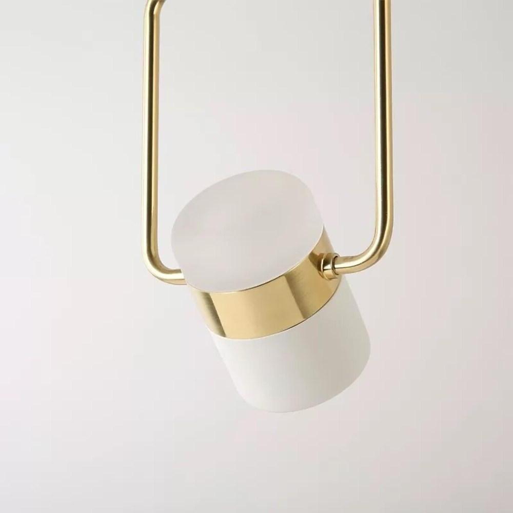 Microphone-Shape Mini Pendant Light — Metal, 10W LED, 3000K, 79" Adjustable Cord