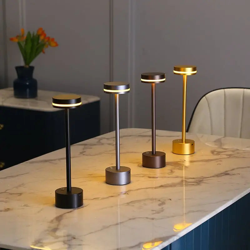 Touch-Controlled LED Accent Table Lamp - Rod Design Luxe