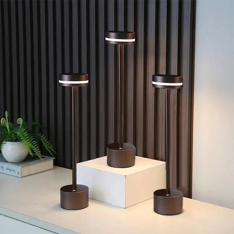 Touch-Controlled LED Accent Table Lamp - Rod Design Luxe