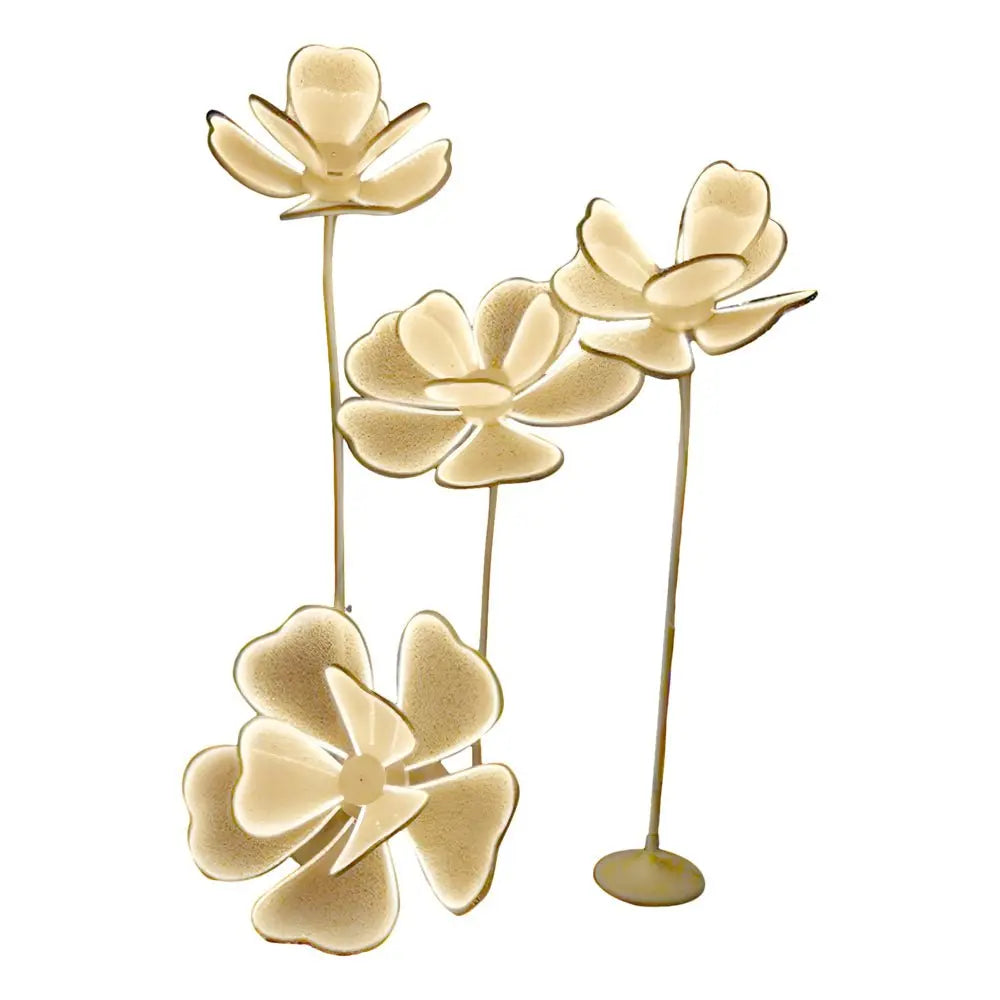 Modern Flower Floor Lamp with Romantic Ambient LED Acrylic Design Luxe