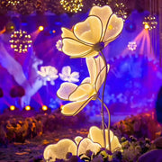Modern Flower Floor Lamp with Romantic Ambient LED Acrylic Design Luxe