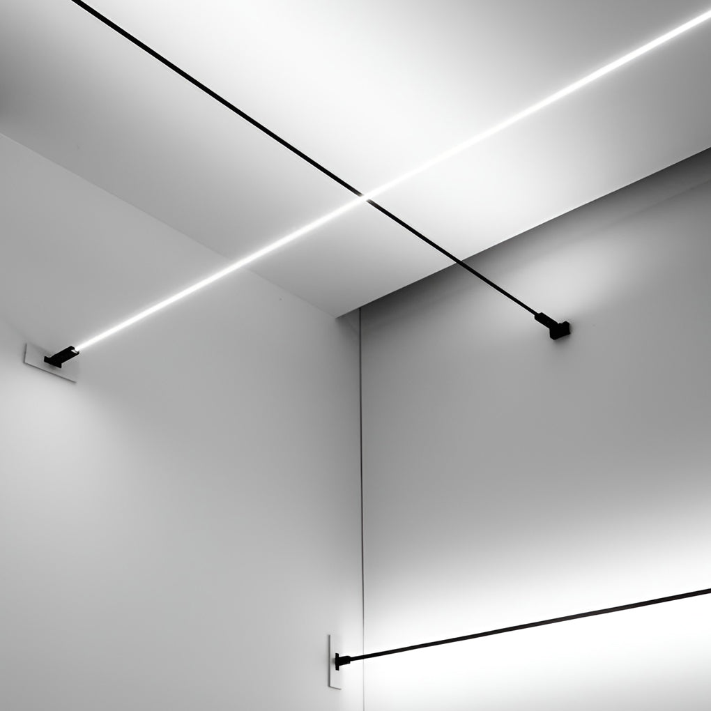 rotatable slim steel skyline linear led ceiling light