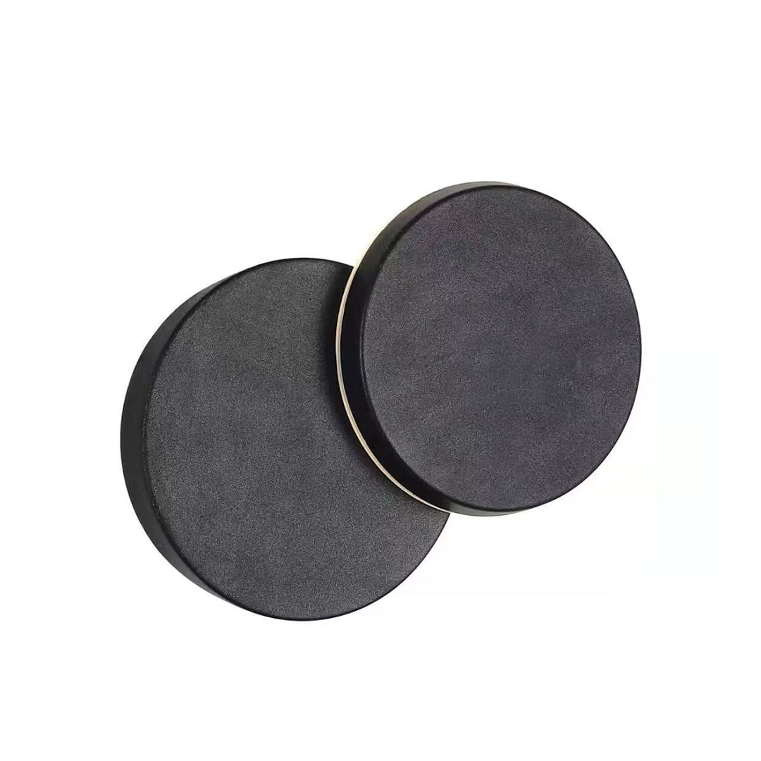Geometric Outdoor Wall Sconce — Black Aluminum, 10W LED, IP54, Square / Triangle / Round
