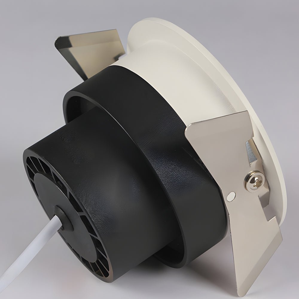 Honeycomb Anti-Glare Recessed Downlight — Matte White Aluminum, 7W LED, 3", 3000K / 4000K