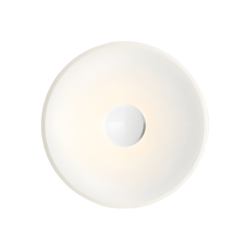 round led ceiling lamp with aluminum finish