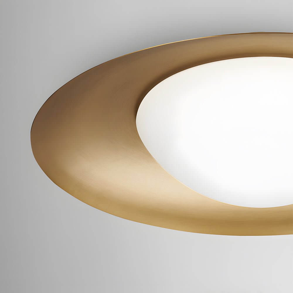 round led flush mount ceiling light with one bulb