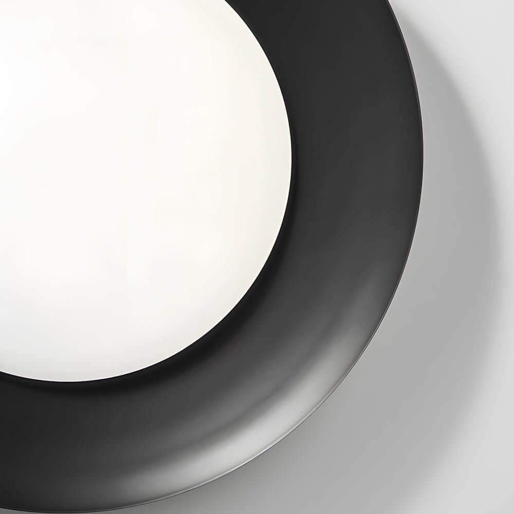 round led flush mount ceiling light with one bulb