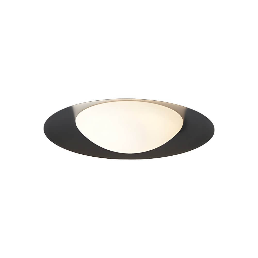 round led flush mount ceiling light with one bulb
