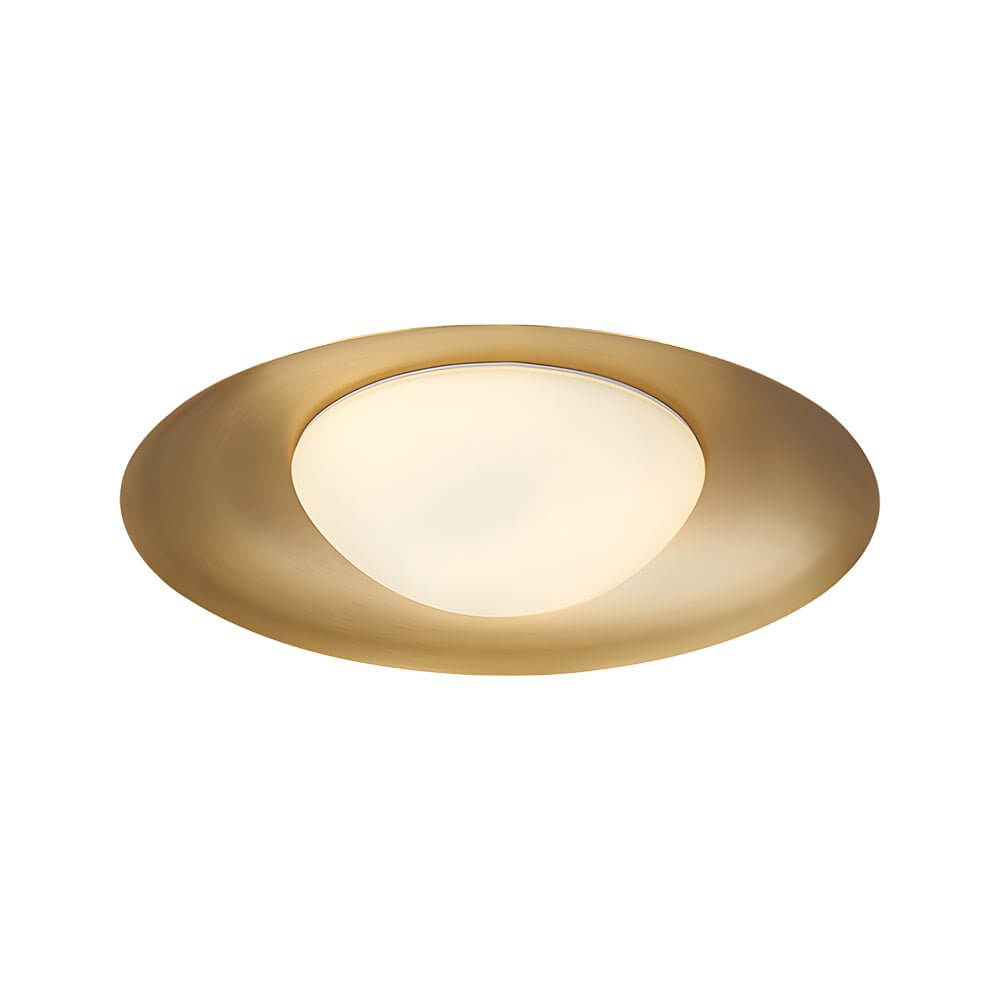 round led flush mount ceiling light with one bulb