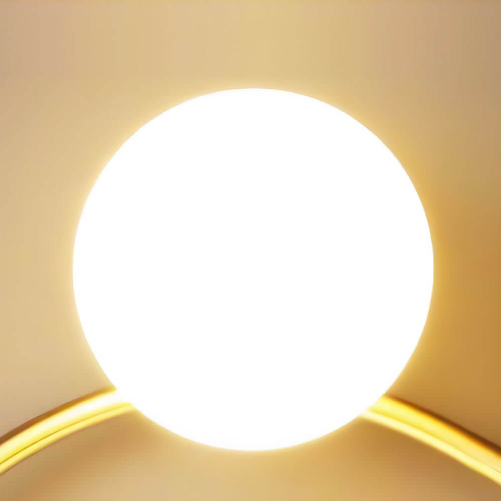 round led metal wall clock with battery operation for hanging