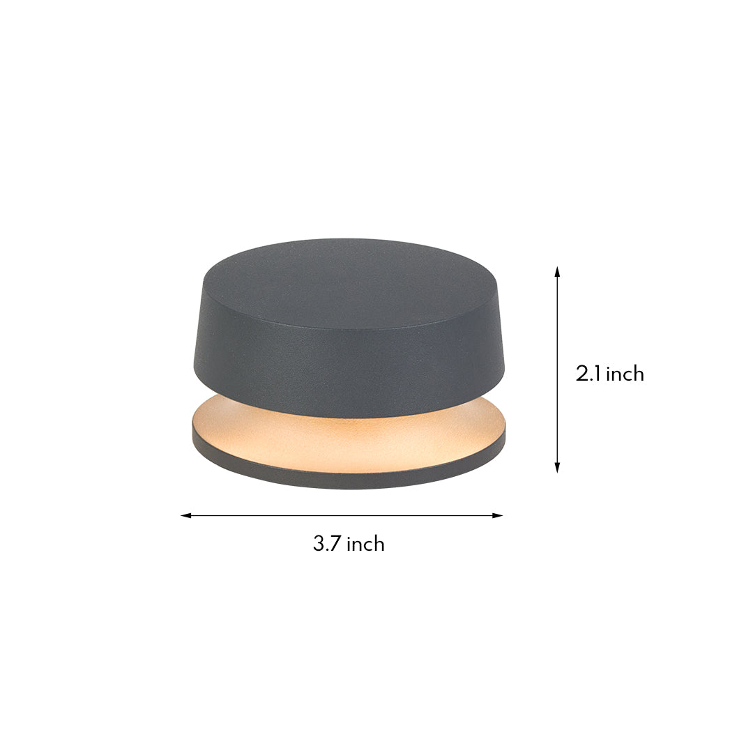Modern Outdoor Bollard Path Light — Aluminum & Glass, 5W LED, 3000K, IP65 Weatherproof
