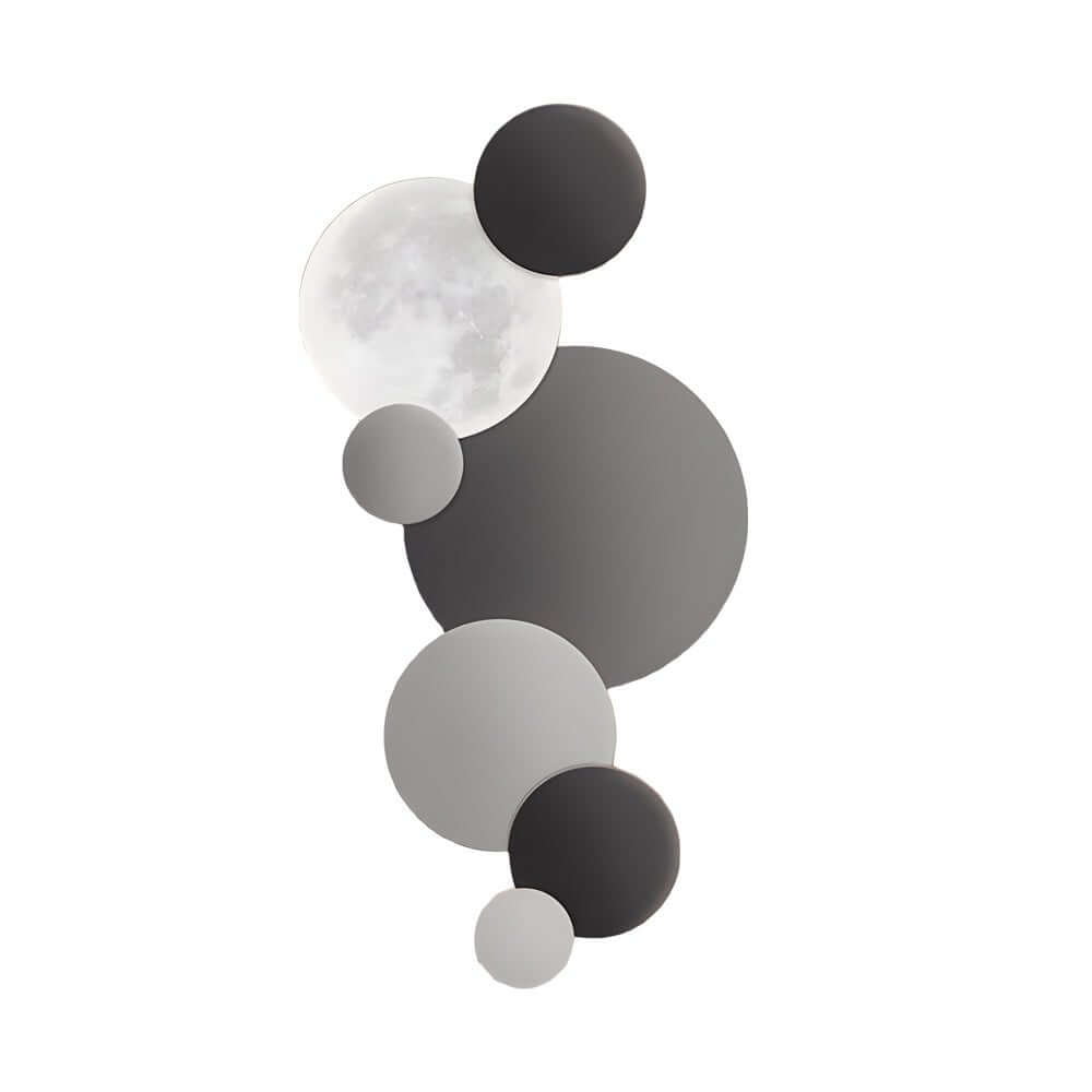 round led wall sconce lunar glow