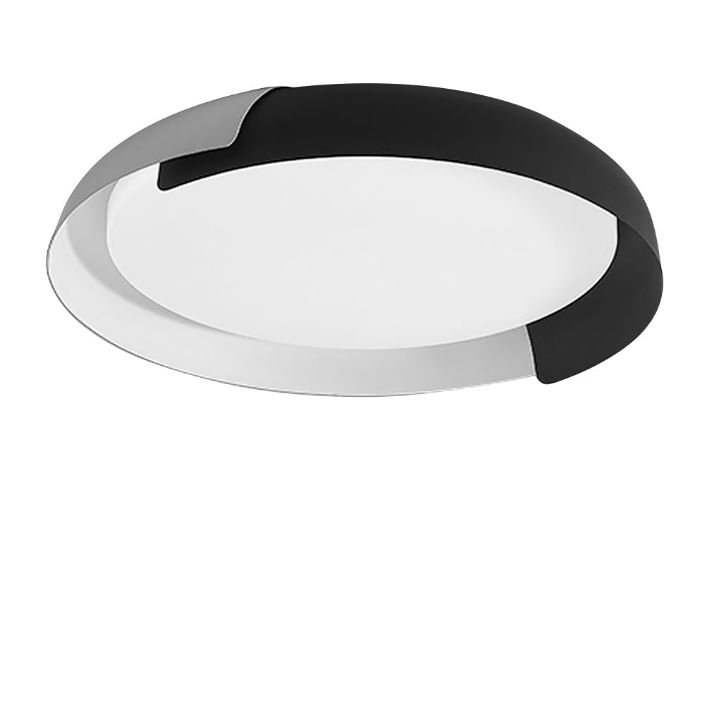 round minimalist led ceiling light with stepless dimming for bedroom