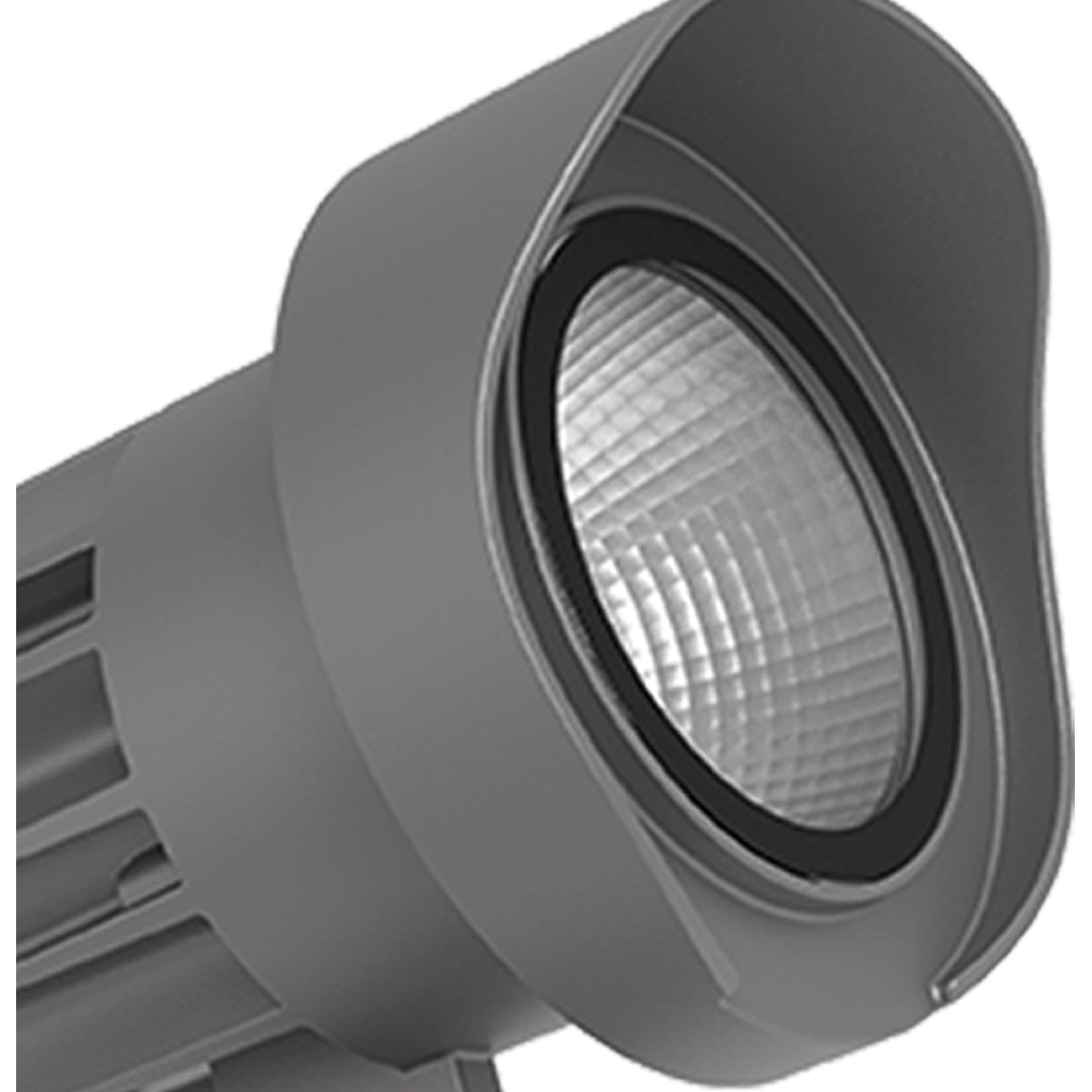 Modern Industrial Outdoor Spotlight — Die-Cast Aluminum, CREE 12W LED, 3000K, IP65 Weatherproof