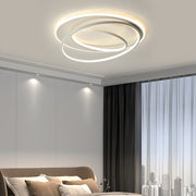 Round Ring LED Flush Mount — Aluminum & Acrylic, Three-Step Dimming, 3000K/4500K/6000K, 15.7"–23.6"