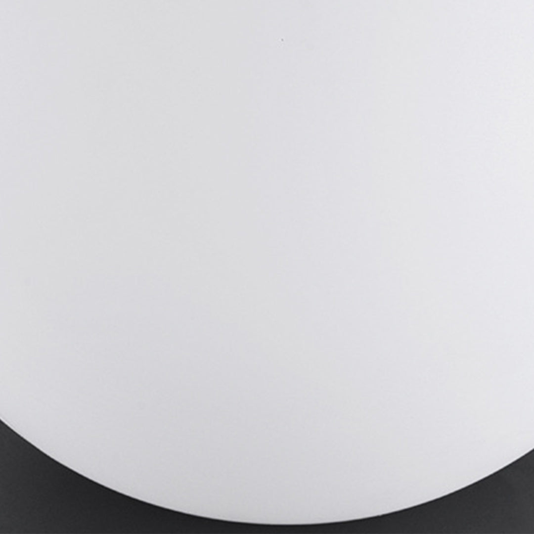 Modern Minimalist Outdoor Pillar Light — Stainless Steel & PE, Sphere / Cube / Cylinder, E27, 5W LED, IP65 Weatherproof